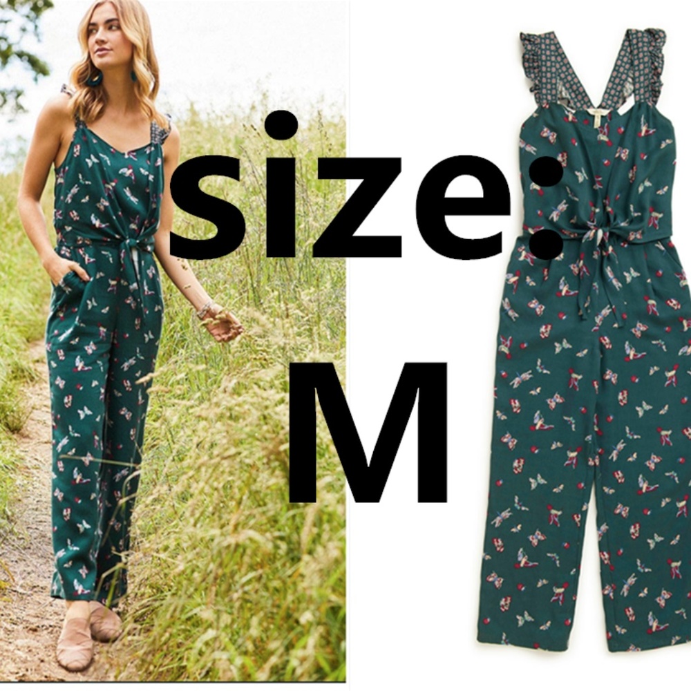 NEW Matilda Jane Evergreen Dream Jumpsuit size M